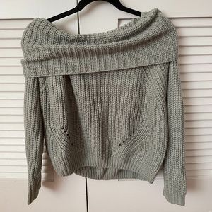 Women's Off the Shoulder Knit Sweater